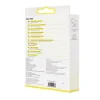 Incarcator Wireless Baseus Simple Qi 15W include Cablu Type-C la Type-C 1m Transparent
