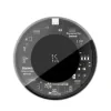 Incarcator Wireless Baseus Simple Qi 15W include Cablu Type-C la Type-C 1m Transparent