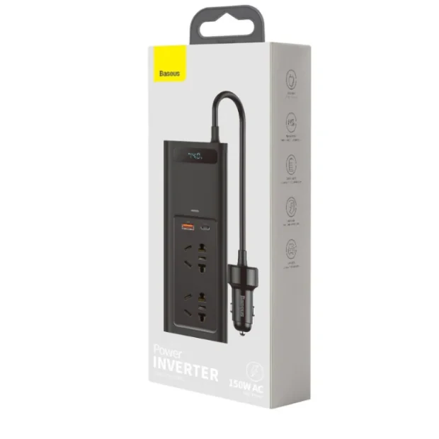 Invertor Electric Auto Baseus IGBT 150W Negru