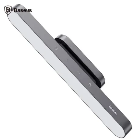 Lampa Birou LED Baseus Magnetic Stepless 100 lumeni Cablu inclus Gri