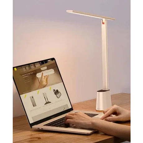 Lampa Birou LED Baseus Smart Eye Series 5W Cablu USB Type-C inclus Alb