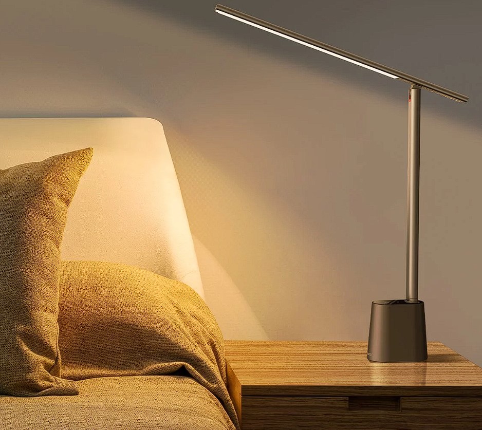 Lampa Birou LED Baseus Smart Eye Series 5W Cablu USB Type-C inclus Gri thumb