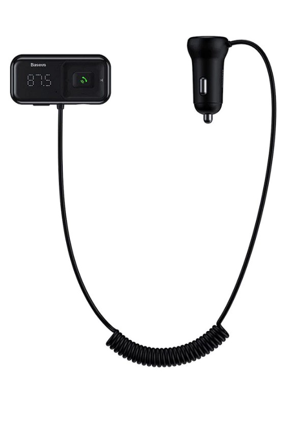 Modulator Auto FM Baseus S-16 T-Type Bluetooth 5.0 2 x USB Output 5V/3.1A Negru thumb