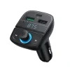 Modulator auto FM Ugreen CD229 bluetooth 5.0 2 x USB si 1 x USB Type-C negru