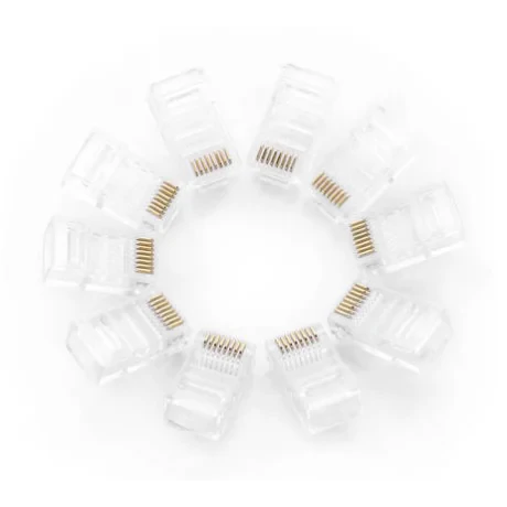 Set 100 x mufa RJ-45 Ugreen NW110 pentru cablu UTP Cat5e