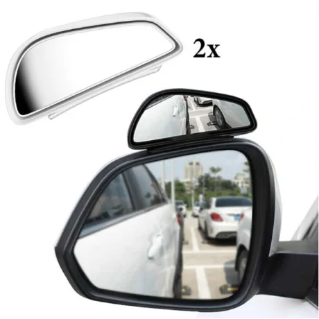 Set 2 x Oglinda Auto Auxiliara Baseus Alb