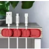 Organizator Cabluri Baseus Peas Rosu
