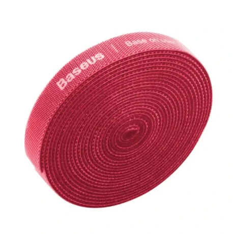 Organizator Cabluri Baseus Colourful Circle 3m Rosu