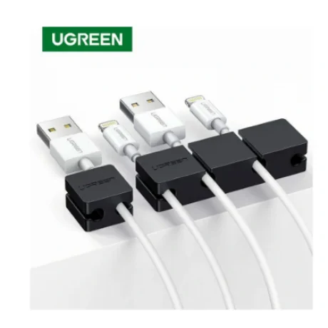 Organizator cabluri Ugreen LP208 adeziv 3m negru