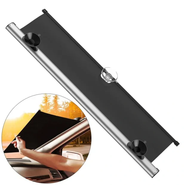 Parasolar Retractabil Auto Baseus pentru Parbriz Argintiu