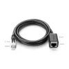 Cablu retea UTP prelungitor Ugreen NW112 Cat6 RJ-45 (T) la RJ-45 (M) 3m negru