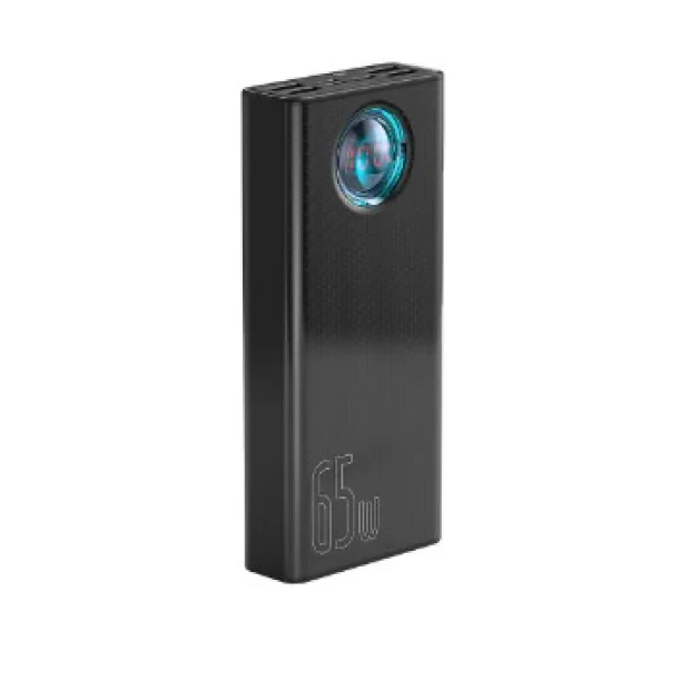 Power Bank Baseus Ambilight 30000mAh PD 3.0 65W 4 x USB 1 x USB Type-C 3A Negru
