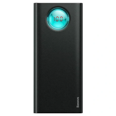 Power Bank Baseus Amblight 20000mAh QC3.0 PD 18W 2 x USB 1 x USB Type-C 1 x Lightning Iphone 1 x Micro USB 3A Negru