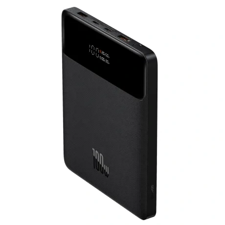 Power Bank Baseus Bipow Digital Display 20000mAh PD 100W 2 x USB 2 x USB Type-C 5A negru