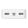 Power Bank Baseus Bipow Digital Display 20000mAh PD 15W 2 x USB 1 x USB Type-C 1 x Micro USB 3A Alb