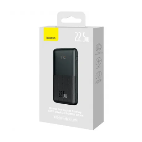 Power Bank Baseus Bipow Pro 10000mAh PD 22.5W 2 x USB 1 x USB Type-C 3A Negru
