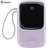 Power Bank Baseus Q Pow 20000mAh PD 20W 1 x USB 1 x USB Type-C 1 x Lightning integrat 3A Violet