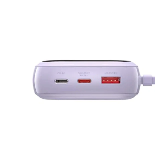 Power Bank Baseus Q Pow 20000mAh PD 22.5W 2 x USB 1 x USB Type-C 1 x USB Type-C integrat 3A Mov