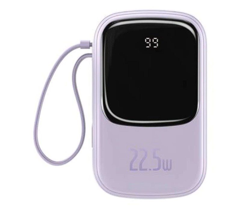 Power Bank Baseus Q Pow 20000mAh PD 22.5W 2 x USB 1 x USB Type-C 1 x USB Type-C integrat 3A Mov thumb