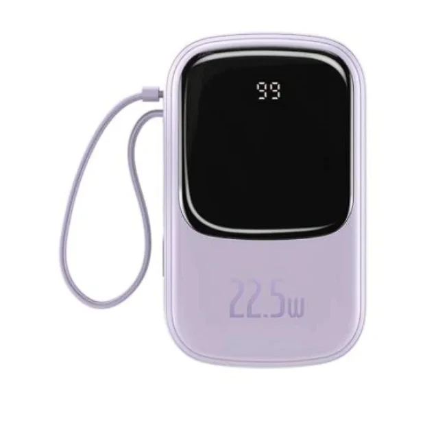 Power Bank Baseus Q Pow 20000mAh PD 22.5W 2 x USB 1 x USB Type-C 1 x USB Type-C integrat 3A Mov