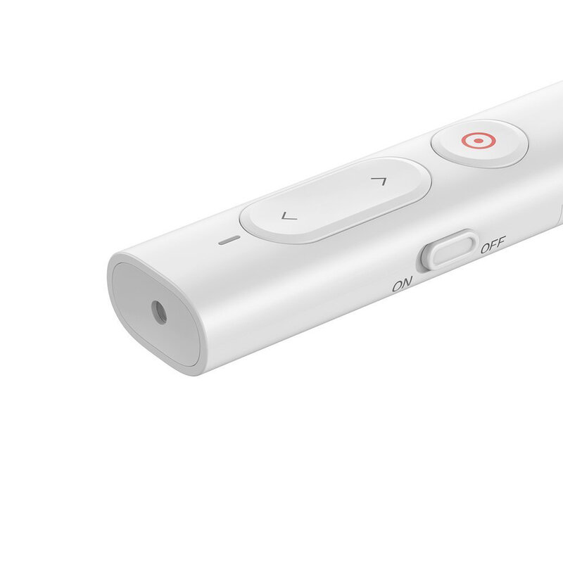 Presenter Baseus Orange Dot PPT Wireless laser 2.4 GHz Alb thumb