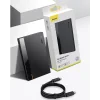 Rack Extern Baseus Full Speed pentru HDD/SSD USB Type-C lungime Cablu 50 cm Negru