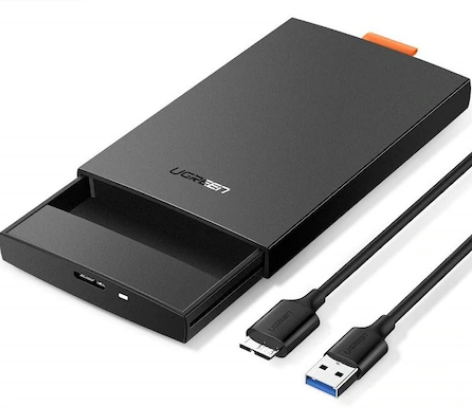 Rack extern Ugreen CM237 pentru HDD si SSD SATA 2.5" conectare USB 3.0 negru thumb