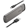 Rack extern Ugreen CM238 pentru SSD M.2 NGFF SATA cablu inclus USB la USB Type-C Gen 2 gri