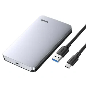 Rack extern Ugreen CM300 pentru HDD si SSD SATA 2.5&quot; conectare USB 3.1 Gen2 cablu inclus USB to USB Type-C gri