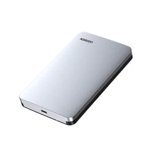 Rack extern Ugreen CM300 pentru HDD si SSD SATA 2.5&quot; conectare USB 3.1 Gen2 cablu inclus USB to USB Type-C gri