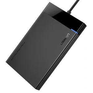 Rack extern Ugreen US221 pentru HDD si SSD SATA 2.5&quot; conectare USB 3.0 ABS gri