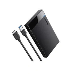 Rack extern Ugreen US221 pentru HDD si SSD SATA 2.5&quot; conectare USB 3.0 negru