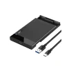 Rack extern Ugreen US221 pentru HDD si SSD SATA 2.5&quot; conectare USB 3.0 1 x 50cm USB Type-C to USB 3.0 ABS negru