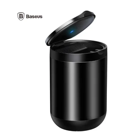 Scrumiera Auto Baseus Mini LED Negru