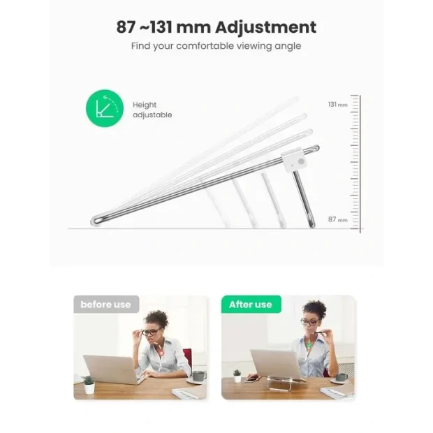 Stand notebook Ugreen 15.6&quot; LP230 argintiu