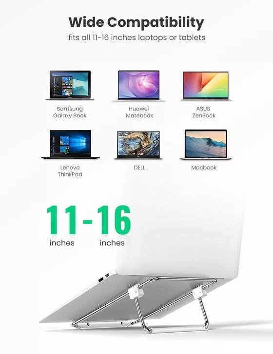Stand notebook Ugreen 15.6" LP230 argintiu thumb