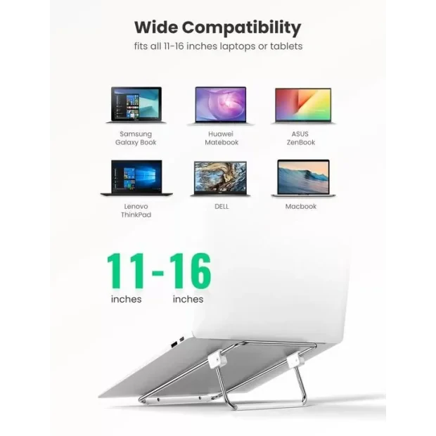 Stand notebook Ugreen 15.6&quot; LP230 argintiu