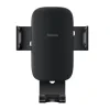 SUPORT AUTO Baseus Metal Age II pt. SmartPhone, fixare grila ventilatie, ofera posibilitatea reglarii unghiului de vizionare pe verticala si orizontala (360 de grade), negru &quot;SUJS000001&quot; - 6932172605216