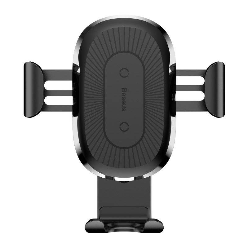 Suport Auto si Incarcator Wireless Baseus Gravity Qi 10W include Cablu micro-USB to USB Negru thumb