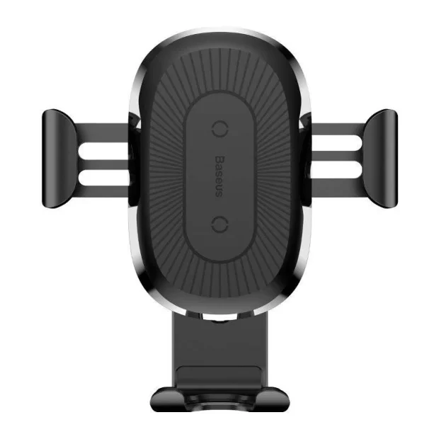 Suport Auto si Incarcator Wireless Baseus Gravity Qi 10W include Cablu micro-USB to USB Negru