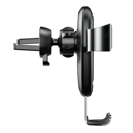 Suport Auto si Incarcator Wireless Baseus Gravity Qi 10W include Cablu micro-USB to USB Negru