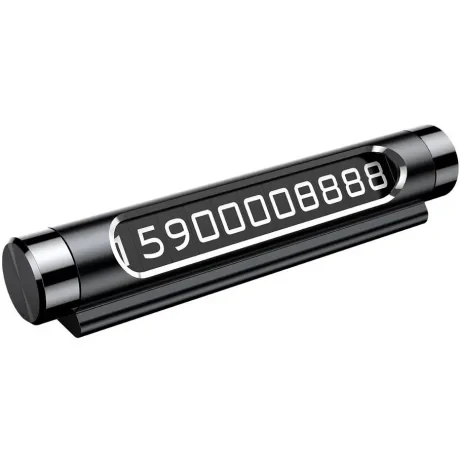 Suport Dual Numar de Telefon Parbriz Baseus Negru