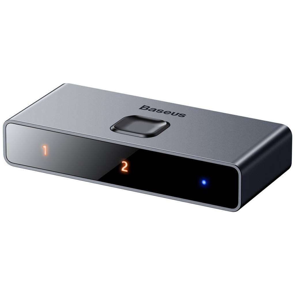 Switch Video Baseus Matrix HDMI bidirectional - 2x HDMI 4K / 30 Hz Gri thumb