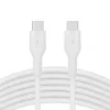 Cablu Date Belkin Boost Charge Silicone USB-C to USB-C 2.0 - 3M Alb