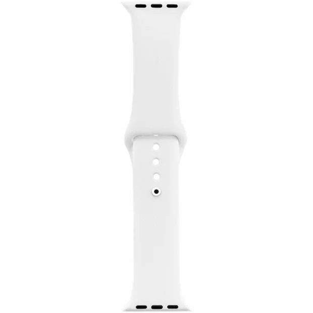 Curea Tactical Silicone pentru Apple IWatch 1/2/3/4/5/6/SE 42/44mm Alb