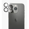 Folie Protectie Sticla Camera Panzer pentru iPhone 14 Pro/14 Pro Max Negru