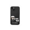 Husa Cover Karl Lagerfeld Liquid Silicone Karl and Choupette pentru iPhone 14 Plus Black