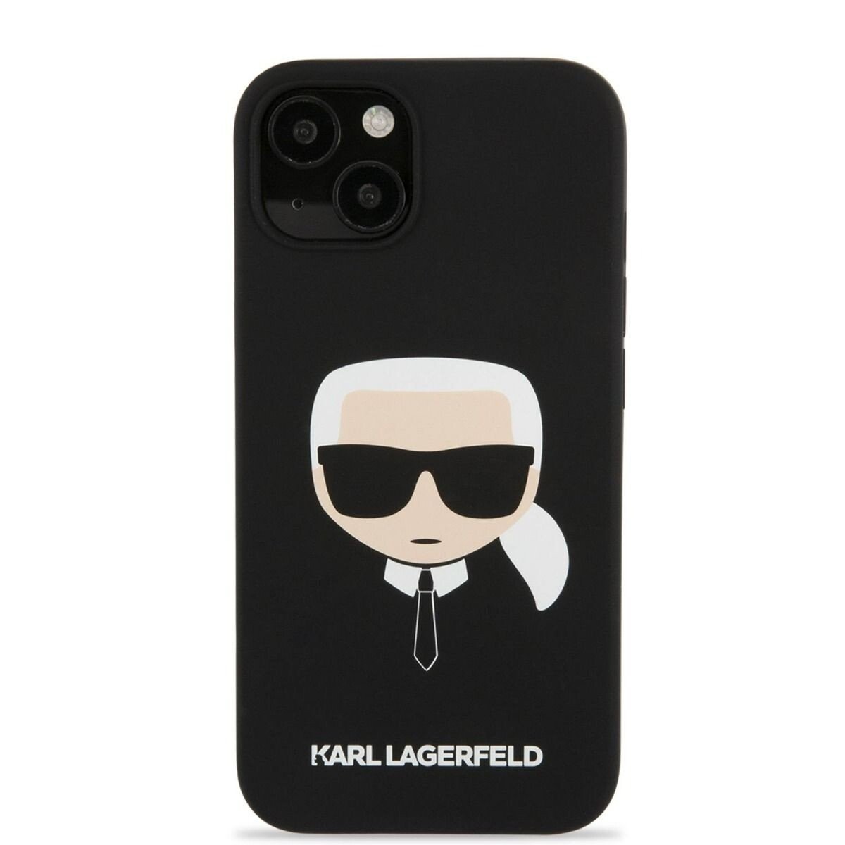 Husa Cover Karl Lagerfeld Liquid Silicone Karl Head Logo pentru iPhone 14 Plus Black thumb