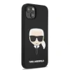 Husa Cover Karl Lagerfeld Liquid Silicone Karl Head Logo pentru iPhone 14 Plus Black