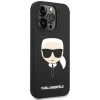 Husa Cover Karl Lagerfeld Liquid Silicone Karl Head Logo pentru iPhone 14 Pro Black